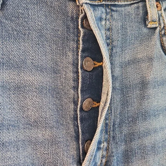 Re/Done Light Blue Skinny Jeans Sz 29 - Picture 5 of 5